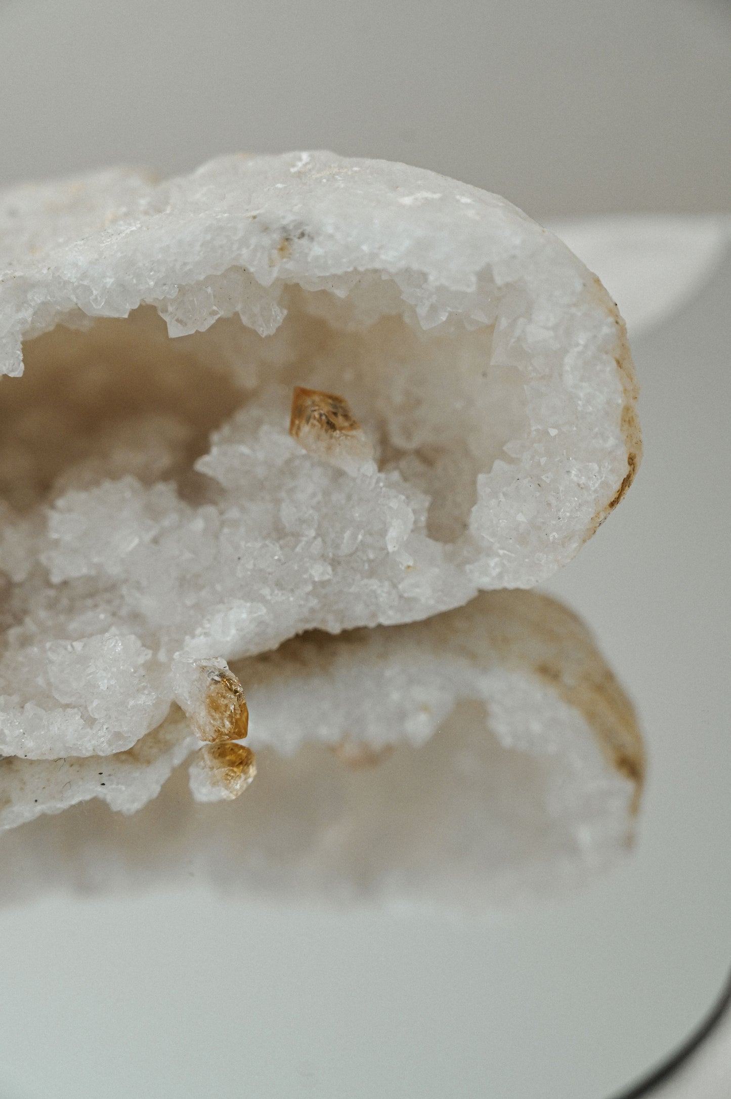 Raw Citrine Studs