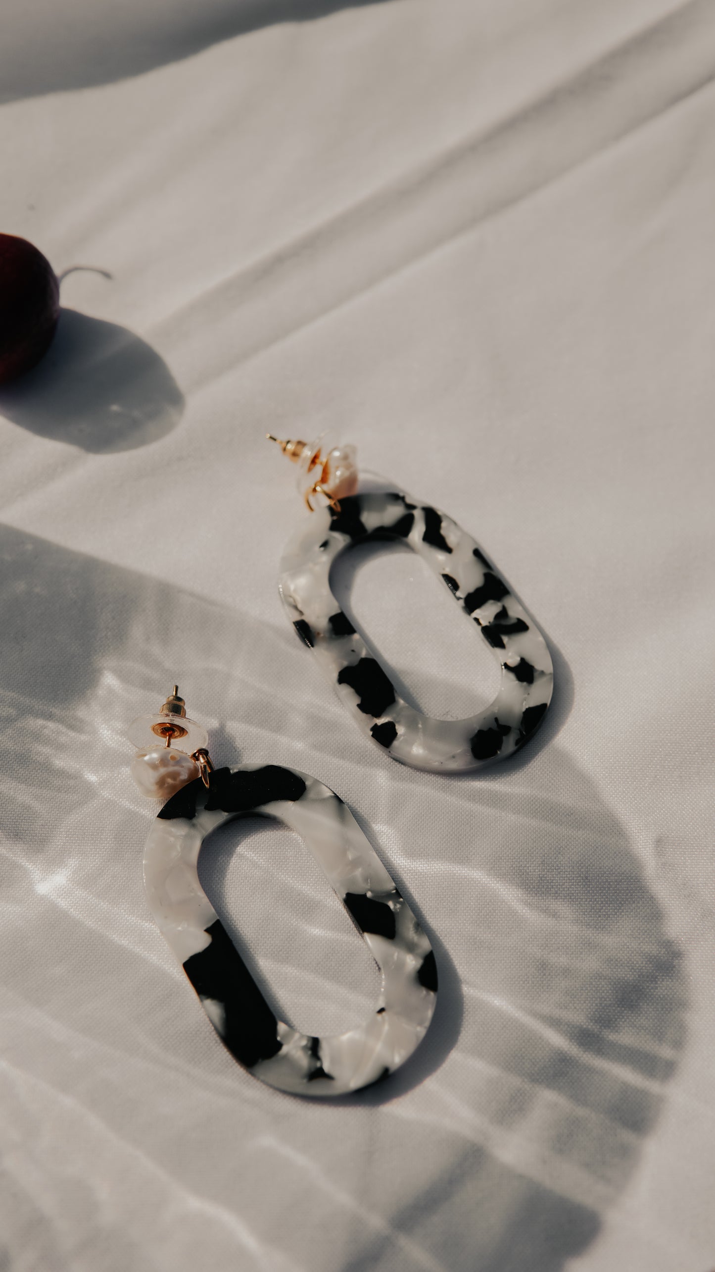 Dalmatian Drop Earrings