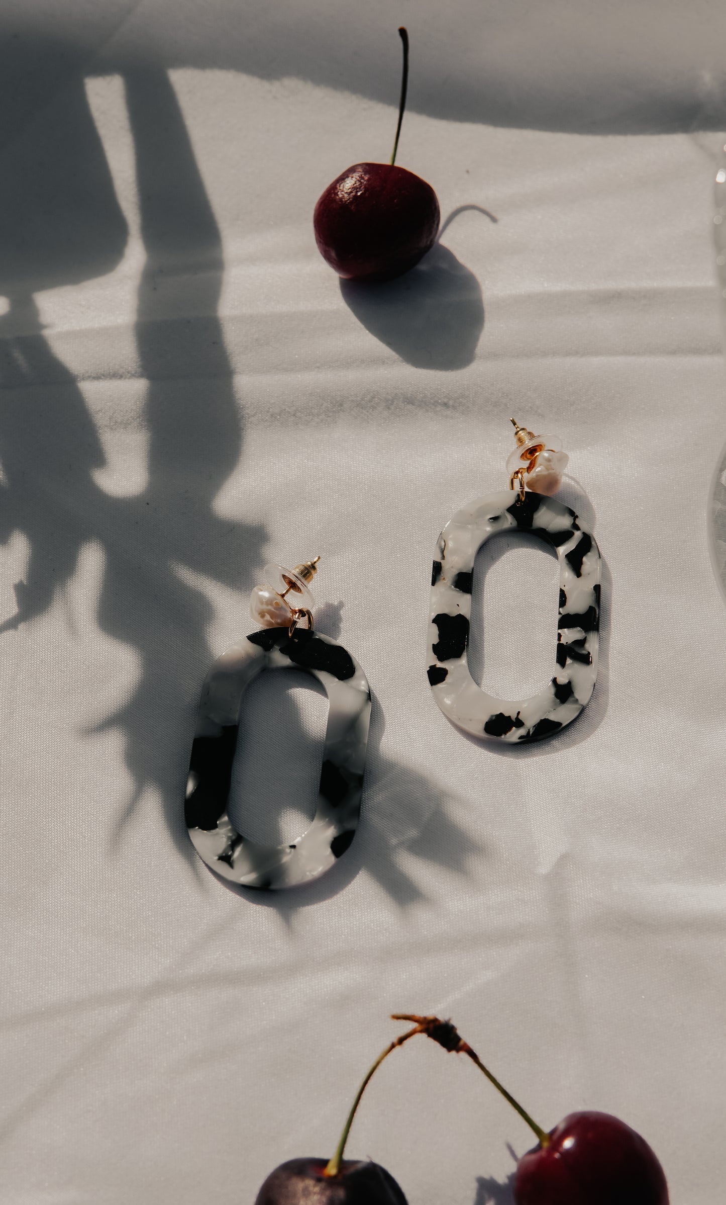 Dalmatian Drop Earrings